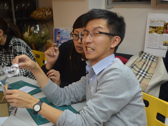 2015-12-30 Glass Etching cum Wine Tasting Workshop